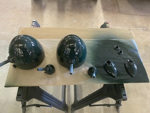 Lights painted
